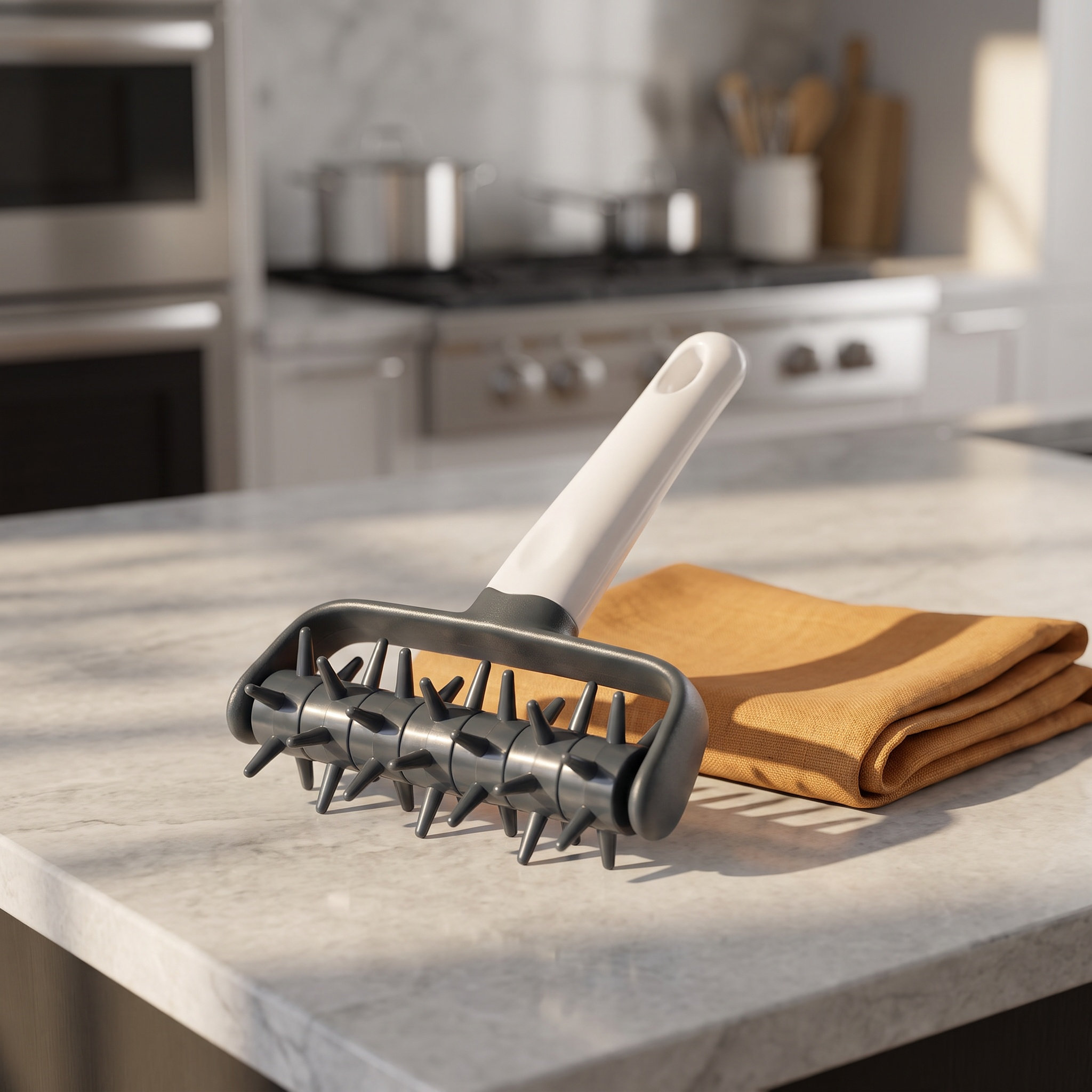 Kitchen Roller Baking - Пластиковый инструмент для прокола теста, эргономичный