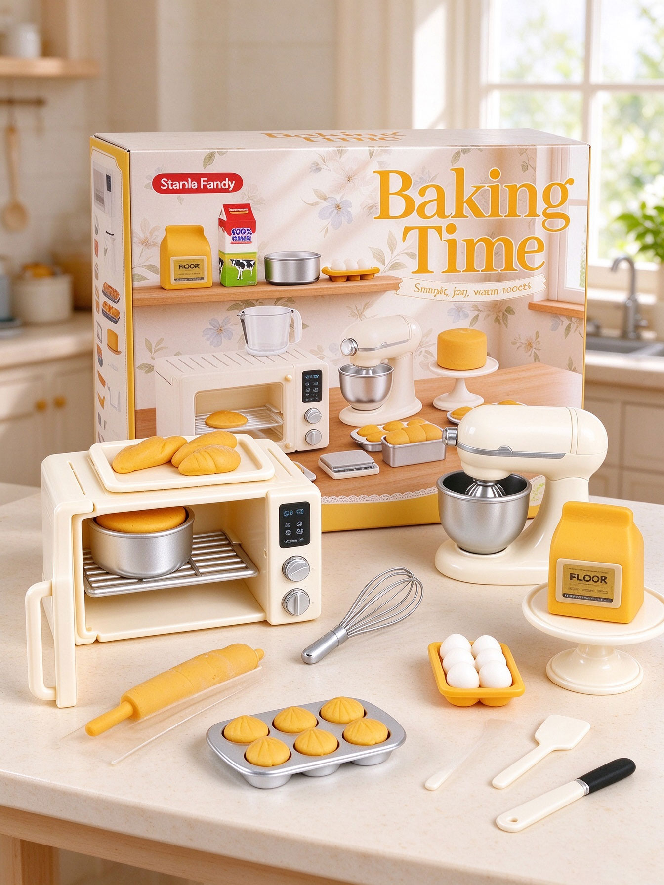 Kitchen Kids Baking Set - Набор для ролевых игр «Мини-пекарня»: кухонный