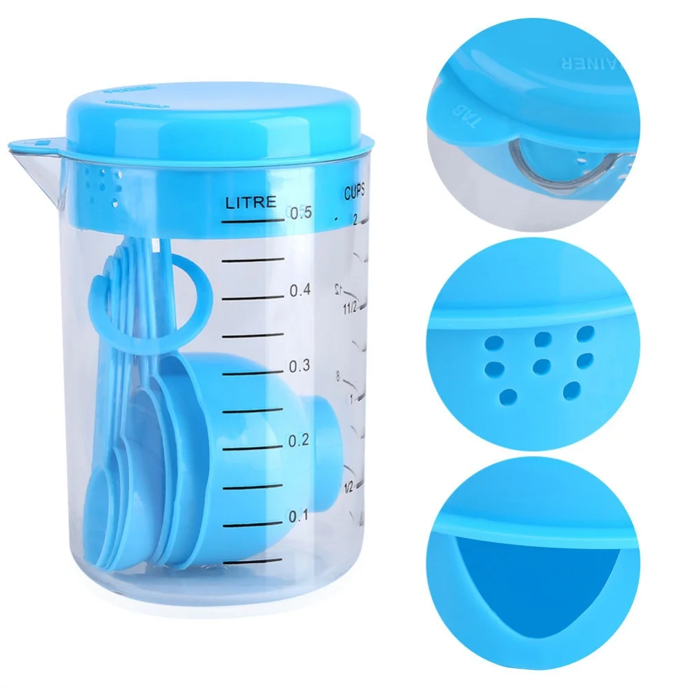 7 шт./компл. пластиковые мерны – обзор и цена Baking Kitchen Set