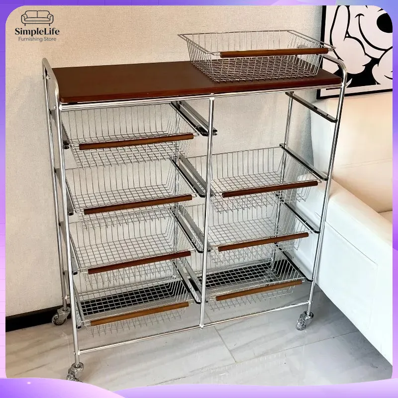 Ретро-тележка для кухни на кол – обзор и цена Kitchen Baking Cart